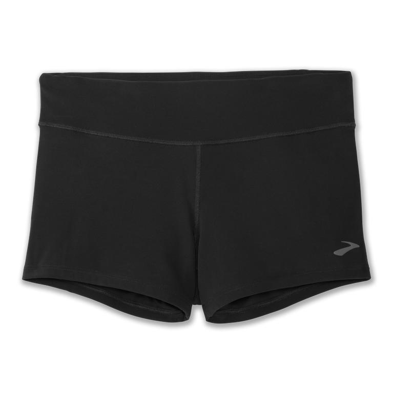 Brooks Speedwork Tight - Womens Running Shorts - Black (34769QIKE)